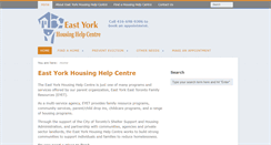 Desktop Screenshot of eastyorkhousinghelp.ca